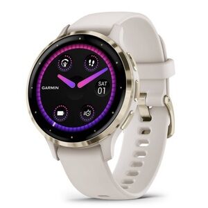 Garmin Venu 3S Smartwatch Ivory and Soft Gold